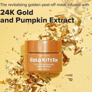 (TRAVEL 9ML)I DEW CARE Gold Kitten Revitalizing Golden Peel-Off Mask.